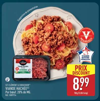 ST-CLÉMENT LE BOUCHER® VIANDE HACHÉE