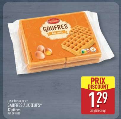 LES PÂTISSADES GAUFRES AUX ŒUFS