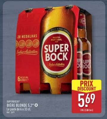 SUPERBOCK BIÈRE BLONDE 5,2°