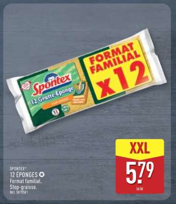 Spontex 12 éponges