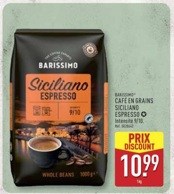 BARISSIMO CAFÉ EN GRAINS SICILIANO ESPRESSO