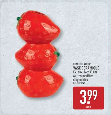 HOME CREATION® VASE CÉRAMIQUE