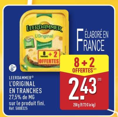 LEERDAMMER L'ORIGINAL EN TRANCHES