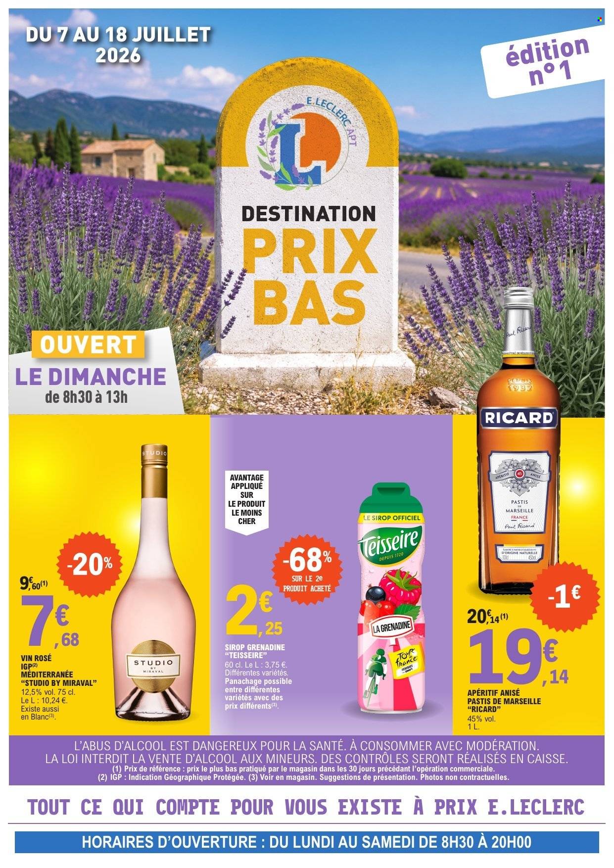 Catalogue E.Leclerc - 07/07/2026 - 18/07/2026. Page 1