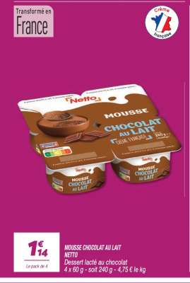 Mousse Chocolat au Lait