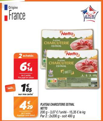 PLATEAU CHARCUTERIE ESTIVAL