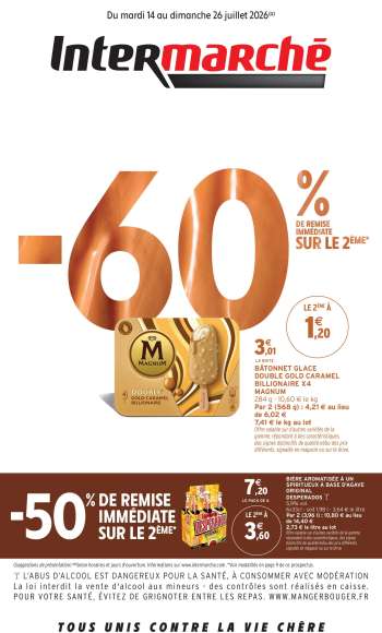 Catalogue Intermarché Contact - 14/07/2026 - 26/07/2026.