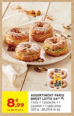 ASSORTIMENT PARIS BREST LOTTO X4