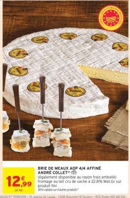 BRIE DE MEAUX AOP 4/4 AFFINÉ ANDRÉ COLLET