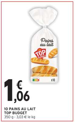 10 Pains au Lait Top Budget