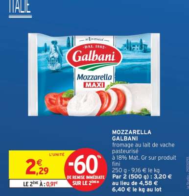Mozzarella Galbani