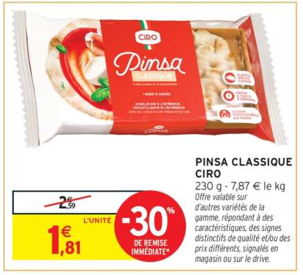 PINSA CLASSIQUE CIRO