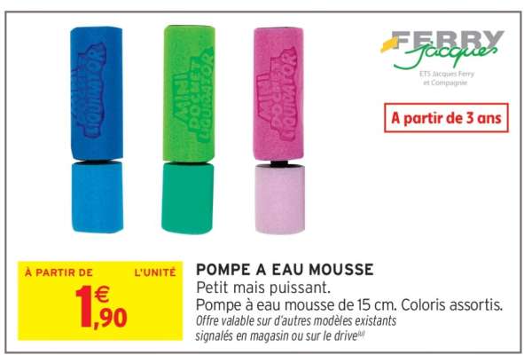 POMPE A EAU MOUSSE