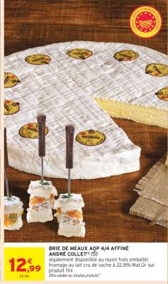 BRIE DE MEAUX AOP 4/4 AFFINÉ ANDRÉ COLLET