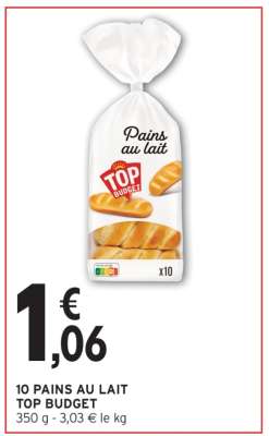 10 Pains au Lait Top Budget
