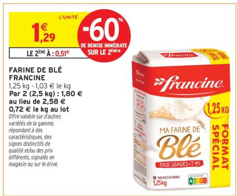 Farine De Blé Francine