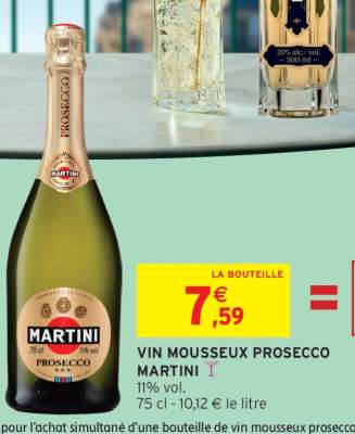 VIN MOUSSEUX PROSECCO MARTINI