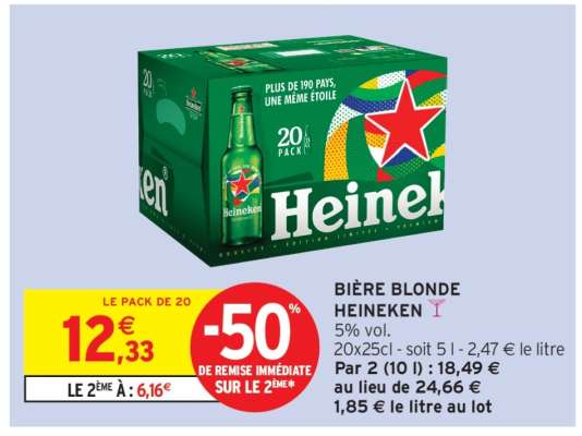 Bière Blonde Heineken*