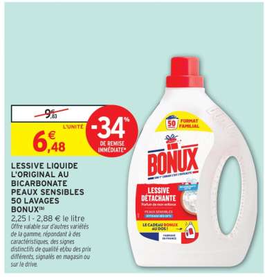 BONUX Lessive Liquide