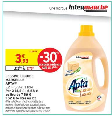 LESSIVE LIQUIDE MARSEILLE APTA