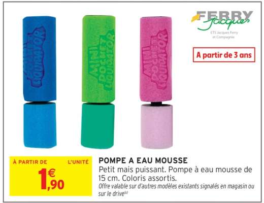 POMPE A EAU MOUSSE