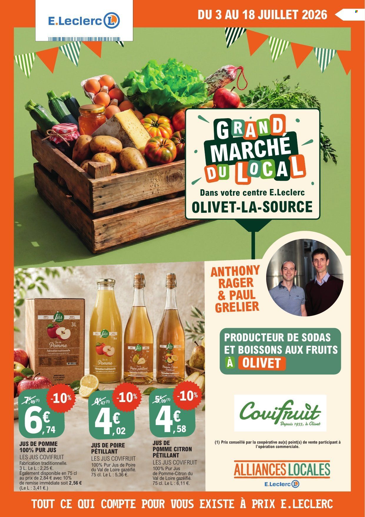 Catalogue E.Leclerc - 07/07/2026 - 18/07/2026. Page 1