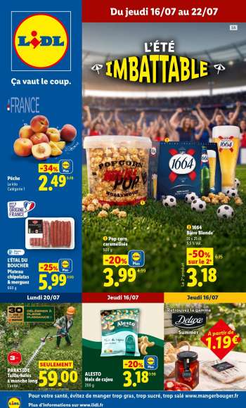Catalogue Lidl - 16/07/2026 - 22/07/2026.