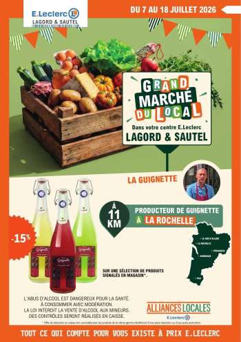 Catalogue E.Leclerc - 07/07/2026 - 18/07/2026.