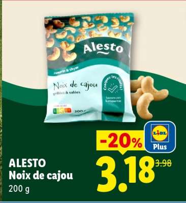 ALESTO Noix de cajou
