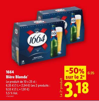 1664 BIÈRE BLONDE