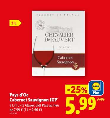 Pays d'Oc Cabernet Sauvignon IGP