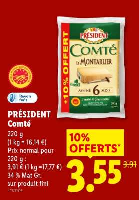 PRESIDENT Comté