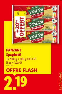 Panzani spaghetti