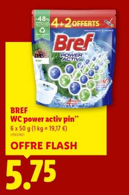 BREF WC power activ pin