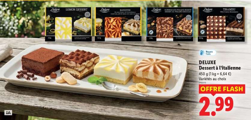 DELUXE Dessert à l'italienne