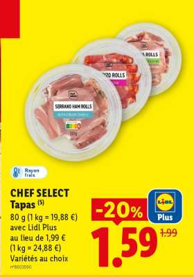 CHEF SELECT Tapas