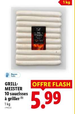 GRILL-MEISTER 10 saucisses à griller