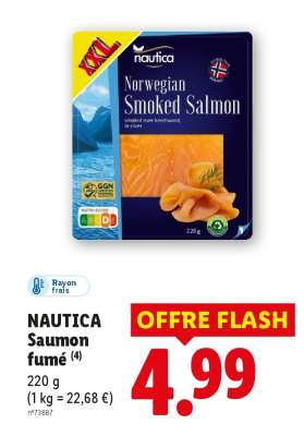 NAUTICA Saumon fumé