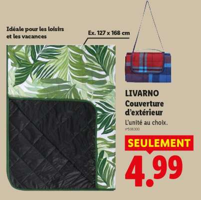 LIVARNO Couverture d'extérieur