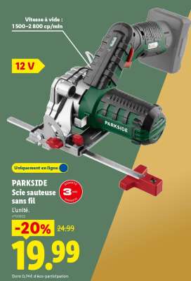 PARKSIDE Scie sauteuse sans fil