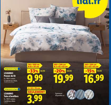 LIVARNO Parure de lit