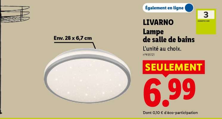 LIVARNO Lampe de salle de bains