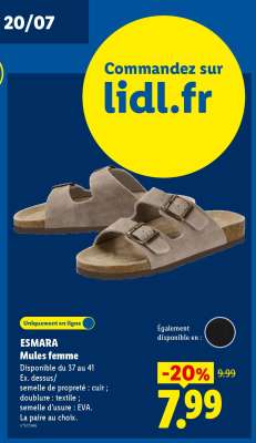 ESMARA Mules femme