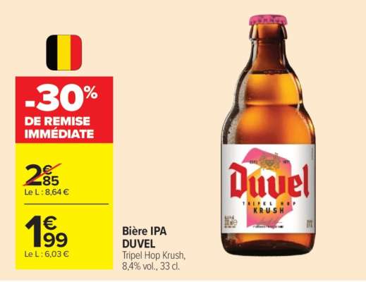Bière IPA DUVEL