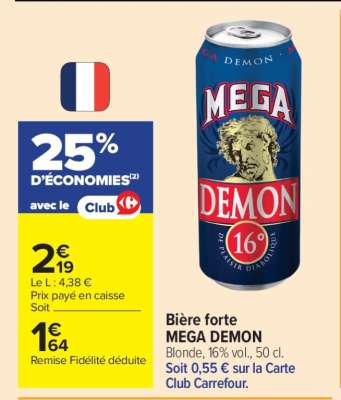 Bière forte MEGA DEMON
