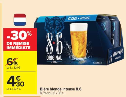 BIÈRE BLONDE INTENSE '8.6'