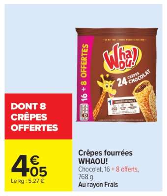 Crepes Fourrees Whaou