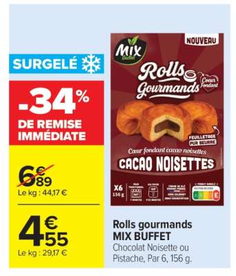 Rolls gourmands MIX BUFFET