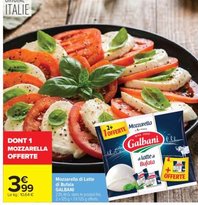 Mozzarella Di Latte Di Bufala Galbani