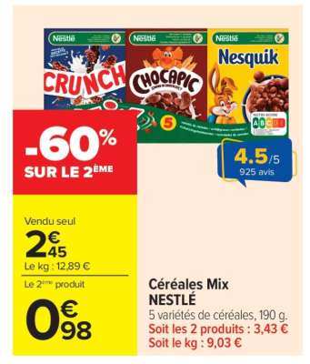 Céréales Mix Nestlé